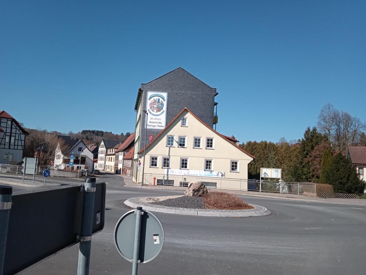 Hotel & Restaurant Zum Adlersberg Schleusingen Eksteriør billede